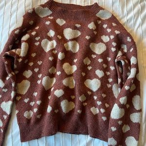 red heart sweater